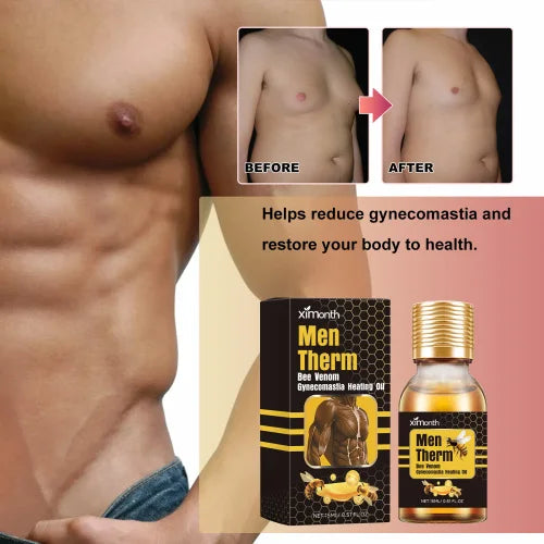 Ximonth Men's Breast Shaping Care Liquid (15ml) Enhances Firmness And Luster Of The Chest Contour