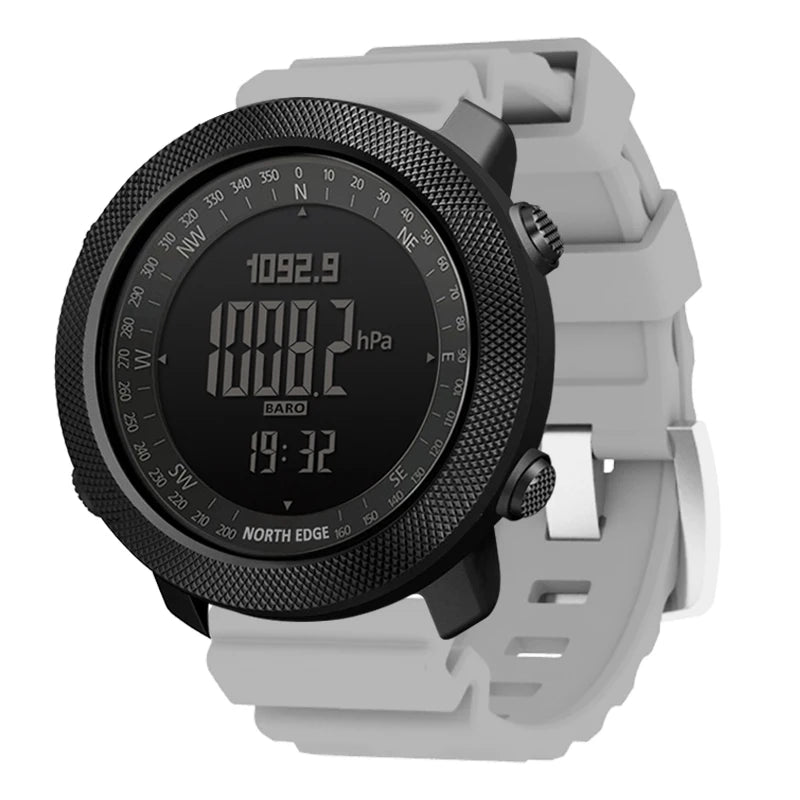 NORTH EDGE Men's Sport Watch — Altimeter, Compass, 50M Waterproof