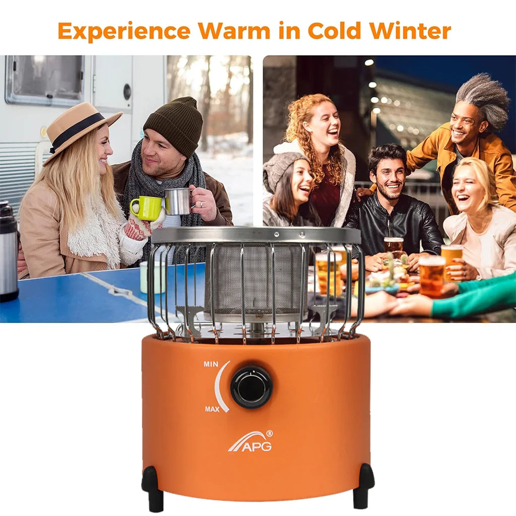 Portable Propane Outdoor Burner, Portable Kitchen for Outdoor Cooking and Barbecue, Mini Camping Stove