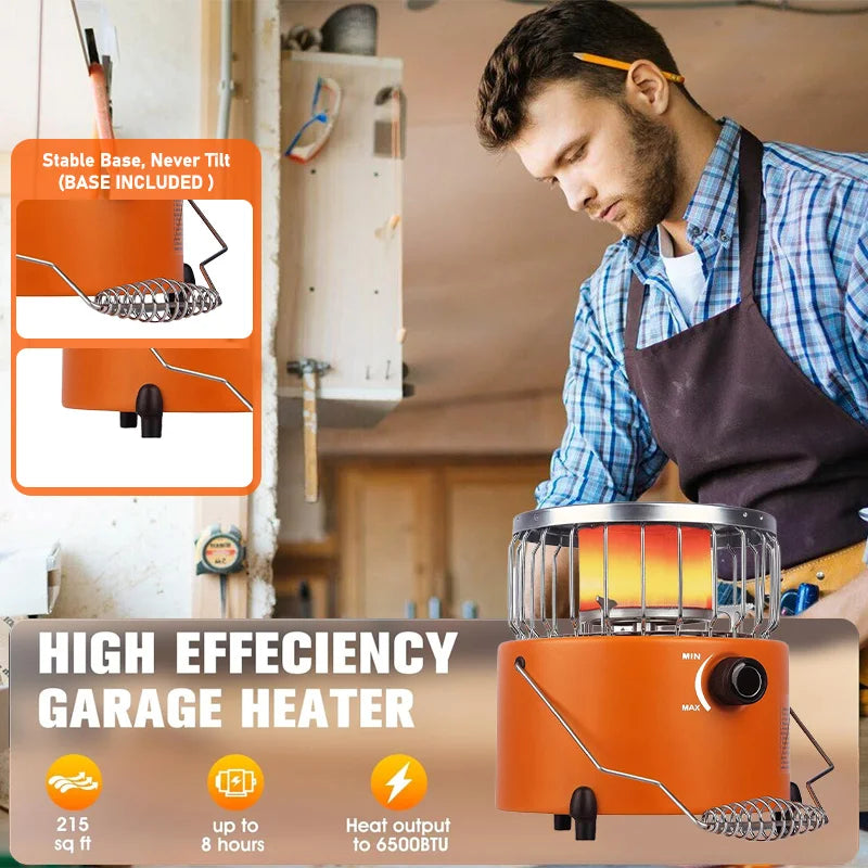 Portable Propane Outdoor Burner, Portable Kitchen for Outdoor Cooking and Barbecue, Mini Camping Stove