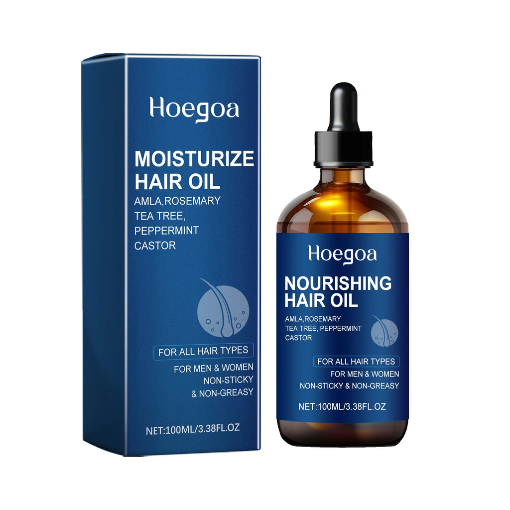 Hoegoa Nourishing Hair Care Essential Oil Herbal Ingredients for Repairing Dry and Frizzy Hair Smoothing Hair Out