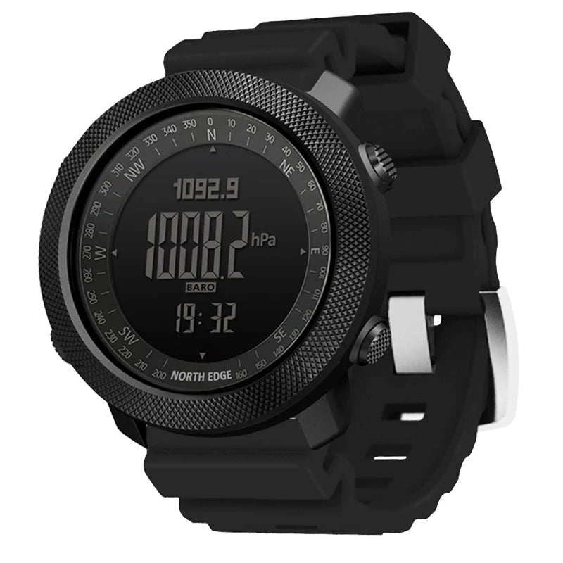 NORTH EDGE Men's Sport Watch — Altimeter, Compass, 50M Waterproof