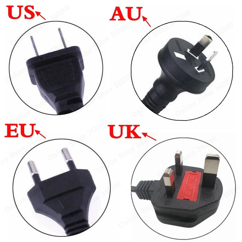 36V Lithium Battery Charger — Universal 100–240V Input