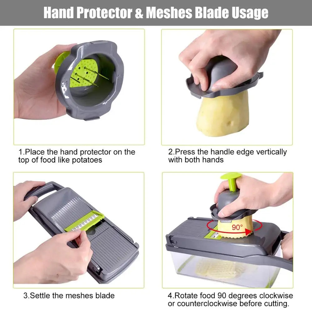 Multifunctional Vegetable Chopper & Grater