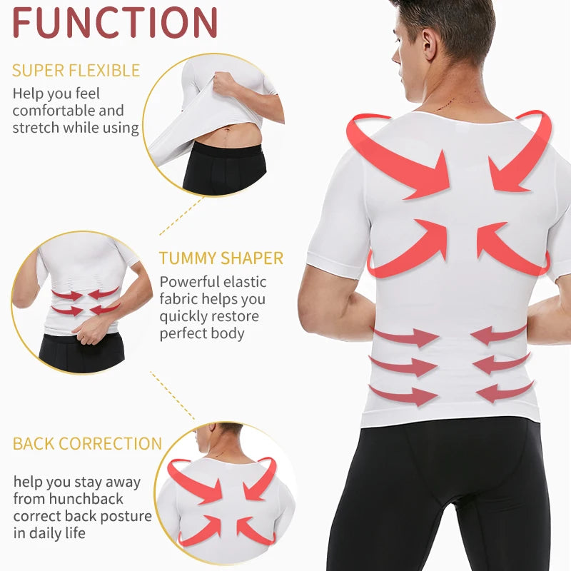 Men's Slimming Body Shaper & Posture Vest