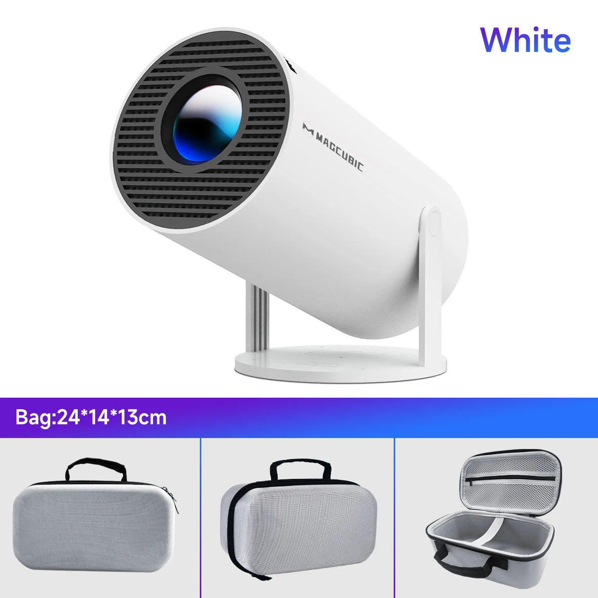 Portable Outdoor Projector — Android 14, 8K, 290 ANSI