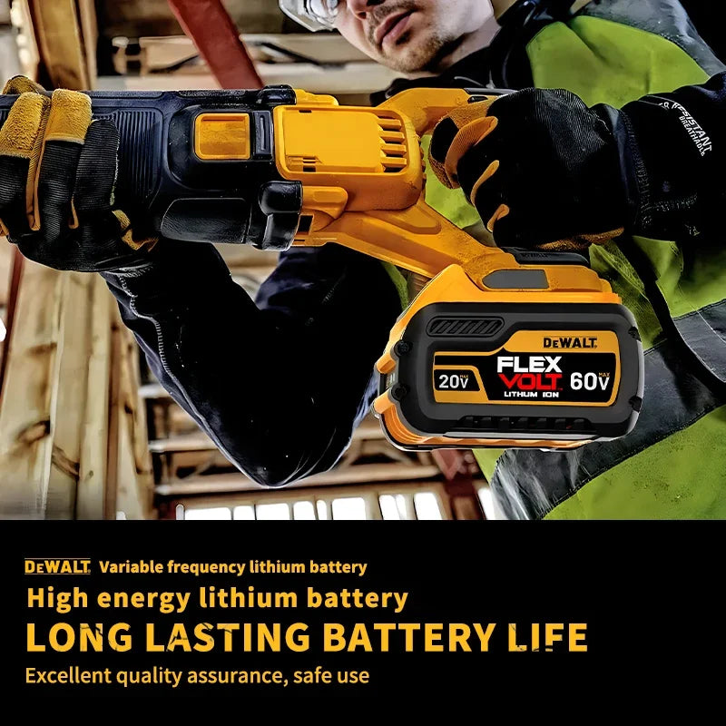 100% Genuine Dewalt 20V Battery,5AH 6AH Rechargeable Lithium Ion Battery, Dewalt DCB200 DCD805 Power Tool Replacement Battery