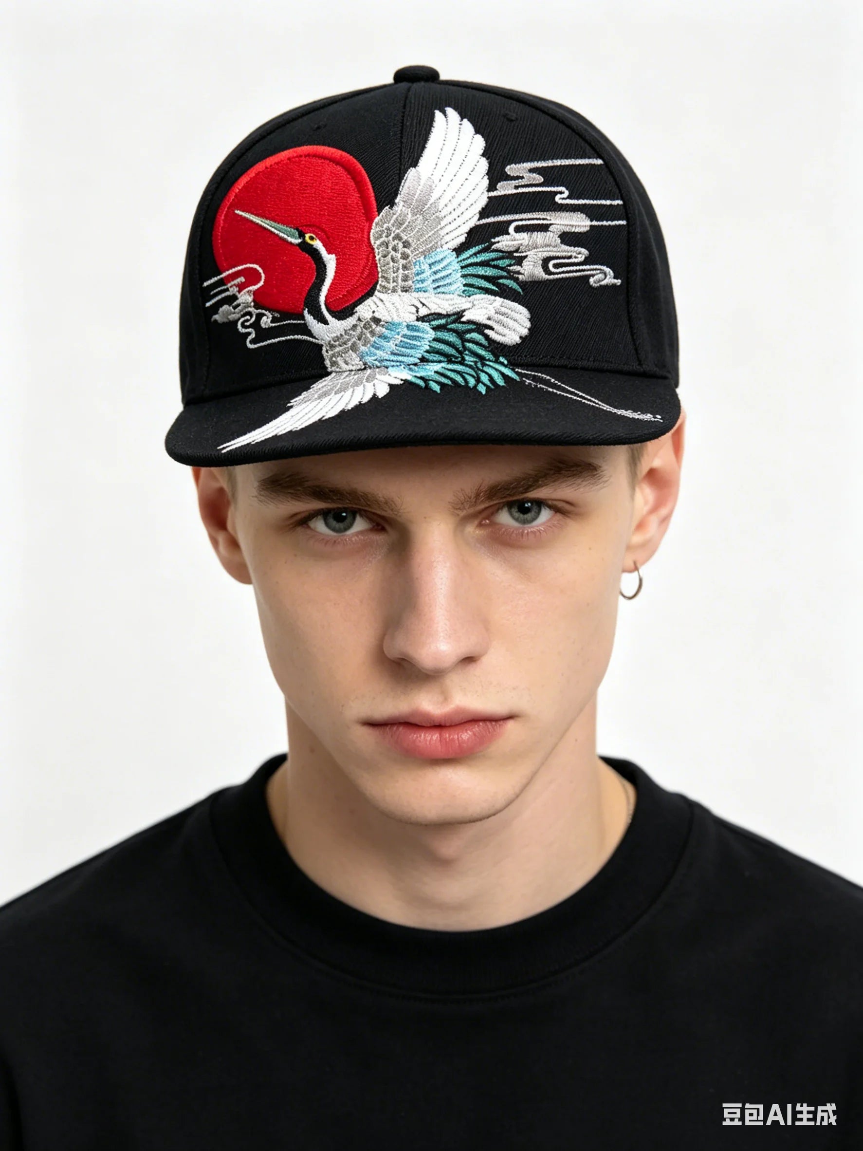 Men Baseball Cap Flat Top Hat – Embroidery Hip Hop Plus Size Unisex