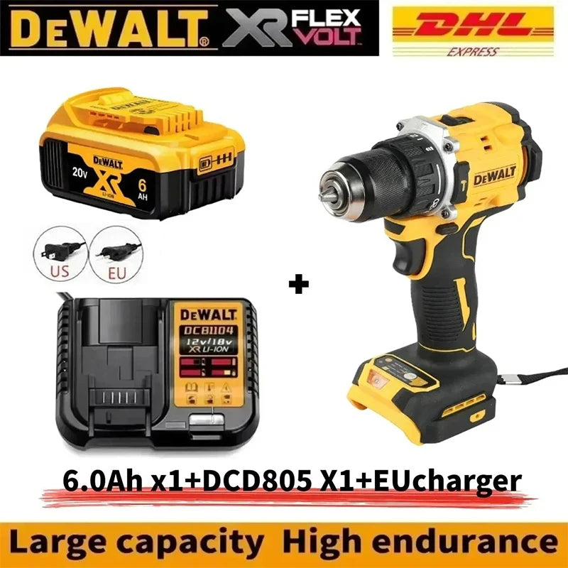 DeWalt 20V Battery Replacement – 5Ah 6Ah Li-Ion DCB200 DCD805 Power Tool