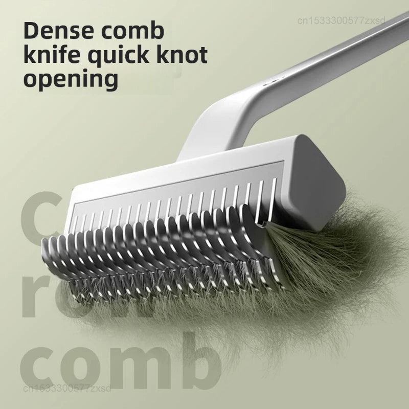 POPO Pet Hair Remover Comb Dog Hair Grooming Care Comb for Long Hair Pet  Hairs Cleaning Comb Float Hair Removal Slicker Brush