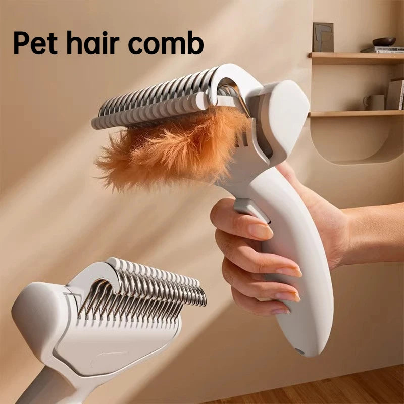 Pet Hair Comb Pet Hair Remover Dog Brush Pet Accessories Comb Thinly Pet Grooming Comb Cat Hair Remover Essential for Pet Owners