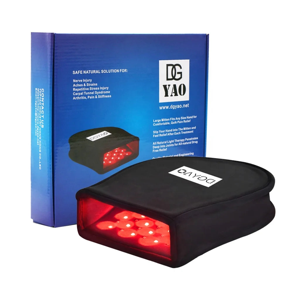 DGYAO Red Light Therapy Back Wrap for Muscle Stiffness with Infrared and Red Light