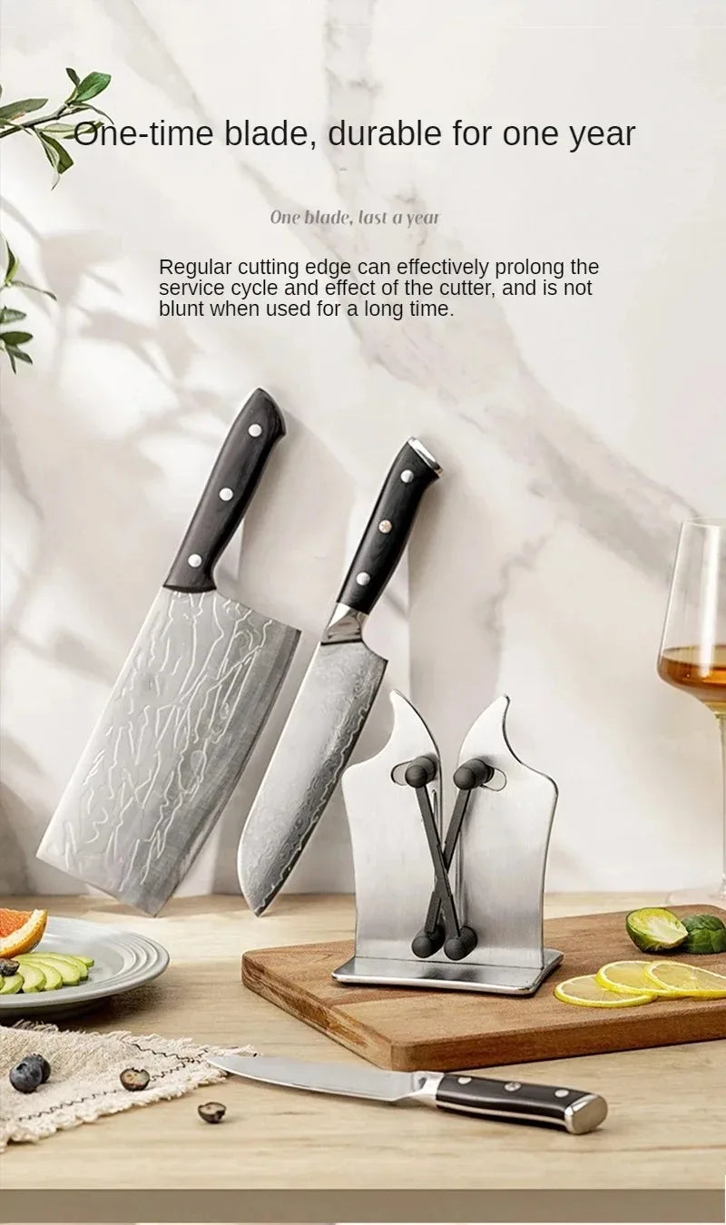 Knife Sharpener Kitchen Sharpening Tool Easy Safe Sharpening Kitchen Chef's Knife Damascus Knife Kitchen Tools Kitchen Supplies