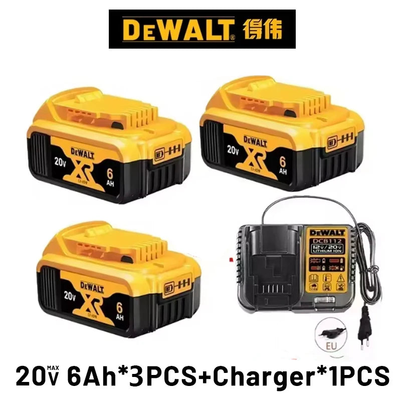 DeWalt 20V Battery Replacement – 5Ah 6Ah Li-Ion DCB200 DCD805 Power Tool