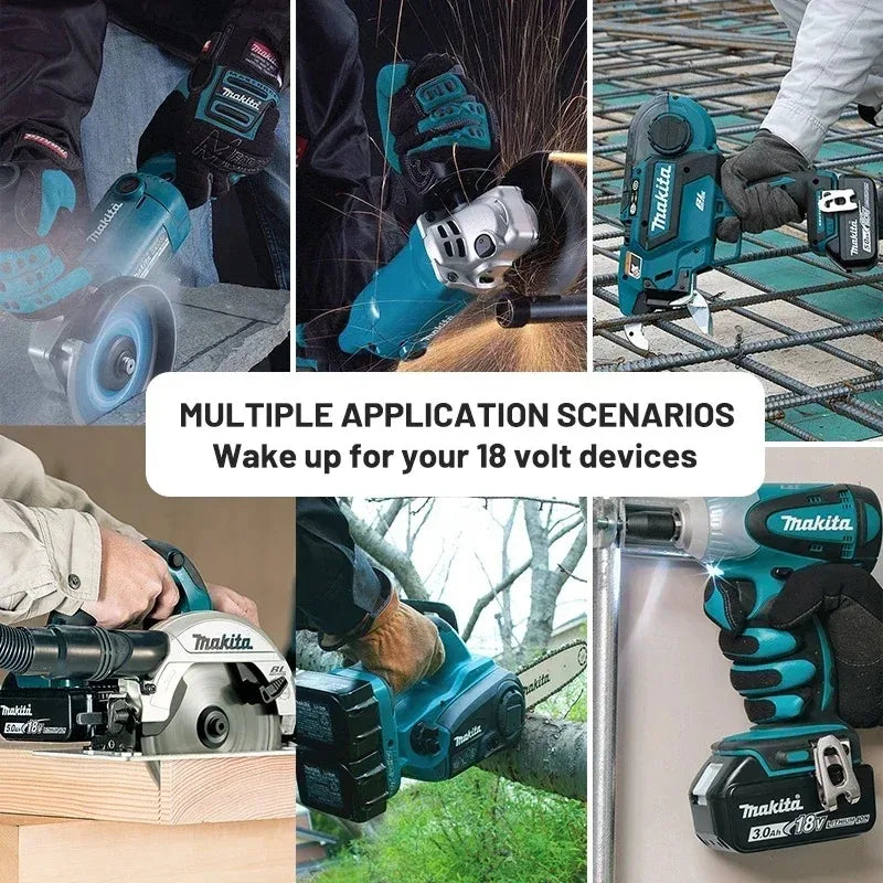Makita 100%Original DDF487 Cordless Driver Drill 18V Brushless Electric Impact Screwdriver Rechargeable Power Tool