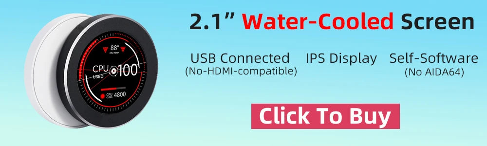 TURZX USB Secondary Screen 3.5"/5" IPS – CPU GPU RAM HDD Monitor for PC