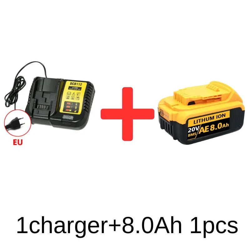 DeWalt 18V 20V Battery Replacement – 6Ah 8Ah 12Ah Li-Ion DCB203 DCB205 DCB206