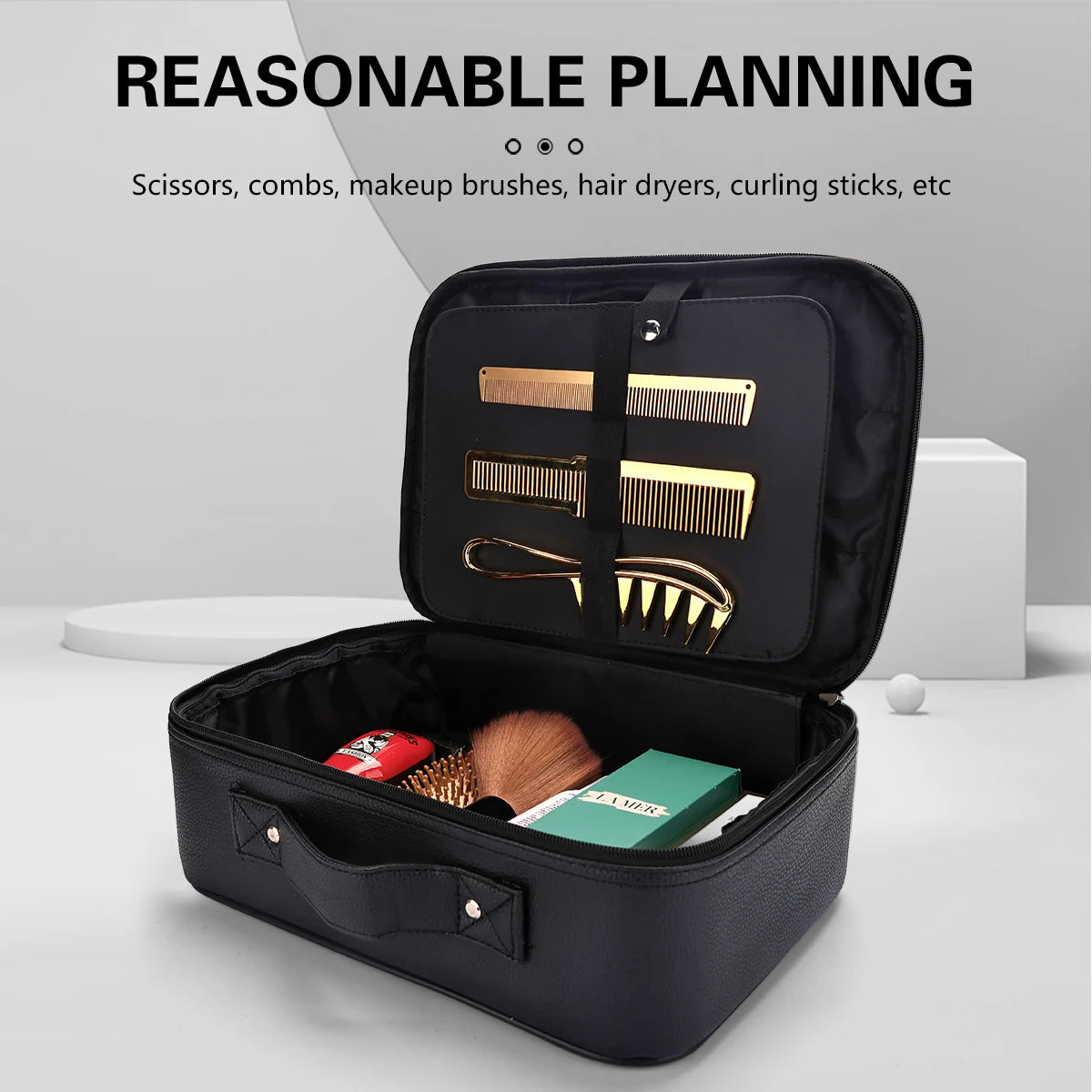 Skin Hair Scissor Tool Bag Professional Salon Barber Hairdressing Tools Large Capacity Waterproof Storage Box Portable Suitcase