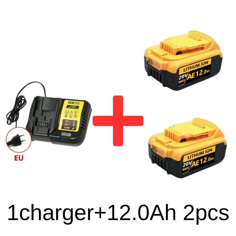 DeWalt 18V 20V Battery Replacement – 6Ah 8Ah 12Ah Li-Ion DCB203 DCB205 DCB206