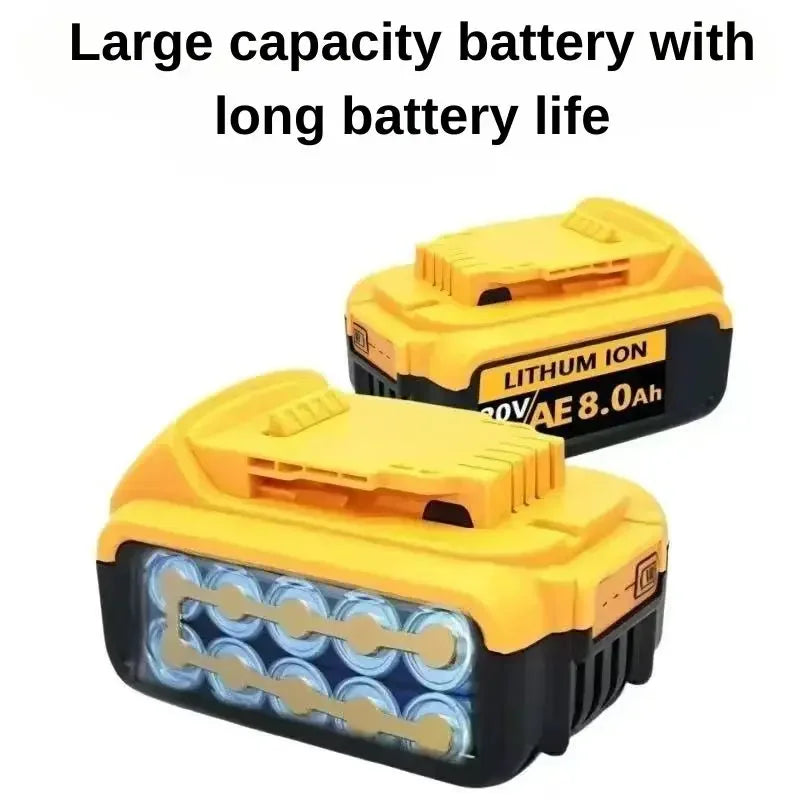 for DeWalt👌 18v 20V Lithium Ion Batteries👌 20V 12Ah DCB203 Li ion Battery Replacement DCB206 DCB205 DCB204 DCB200👌Power Tools