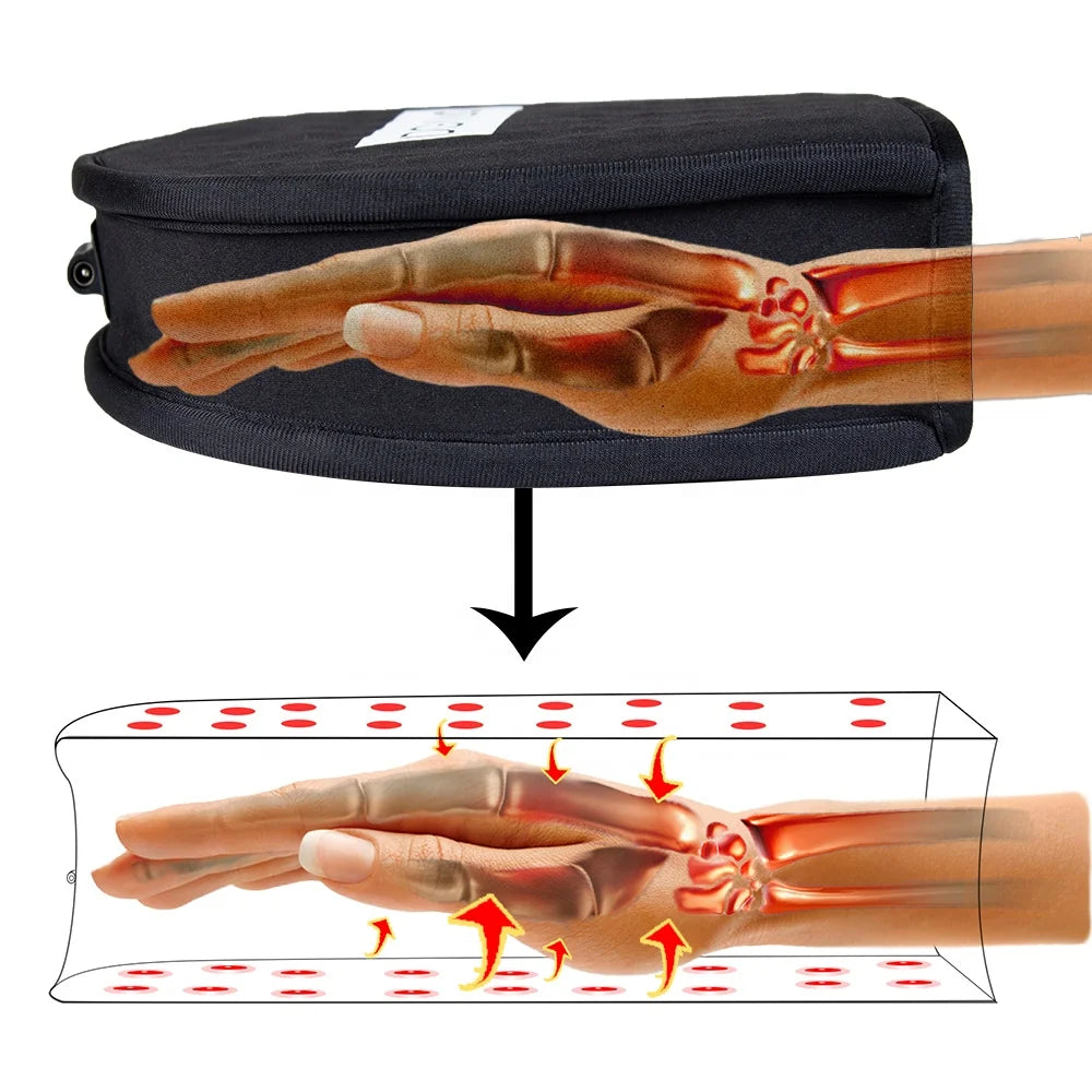 DGYAO Red Light Therapy Back Wrap for Muscle Stiffness with Infrared and Red Light