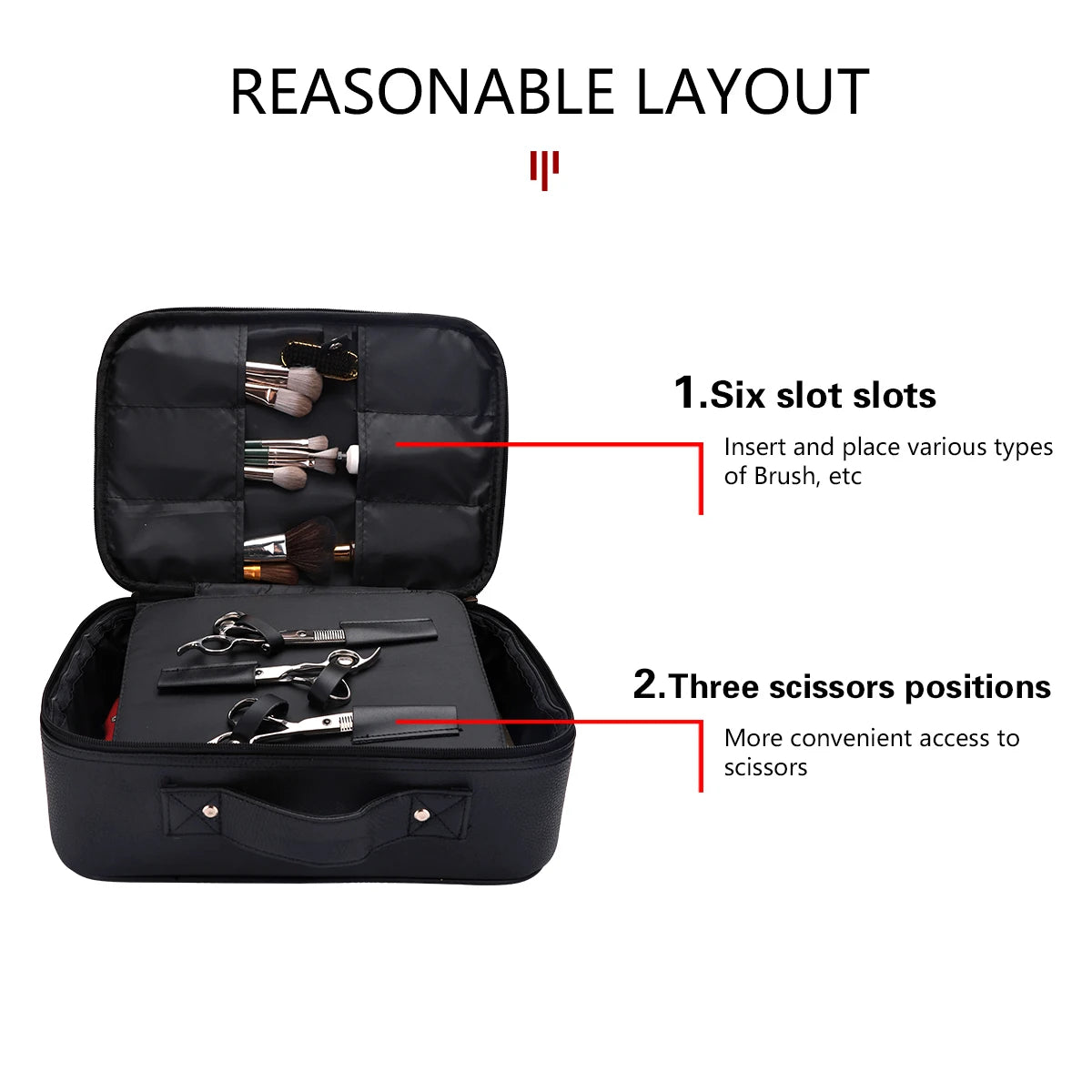 Skin Hair Scissor Tool Bag Professional Salon Barber Hairdressing Tools Large Capacity Waterproof Storage Box Portable Suitcase