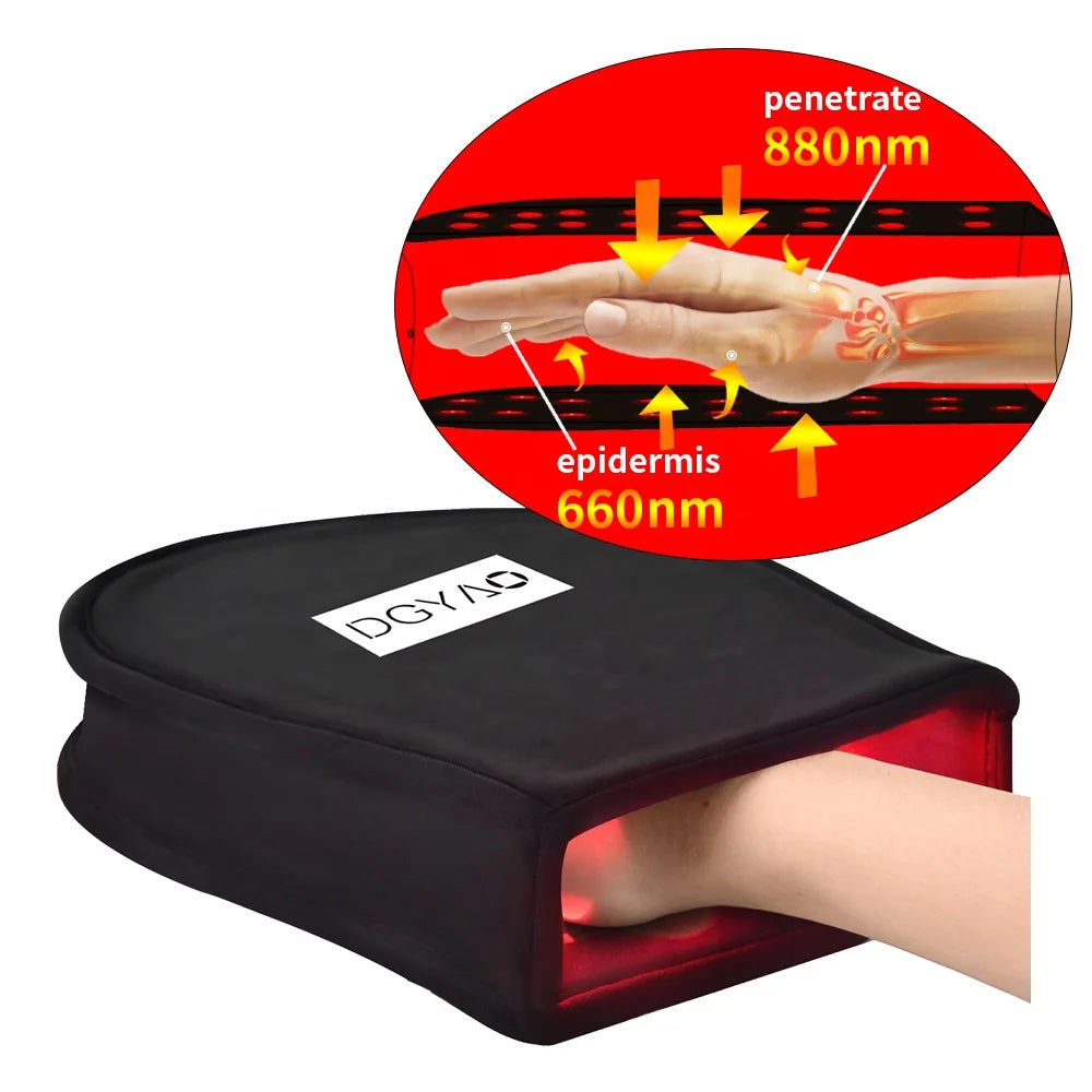DGYAO Red Light Therapy Back Wrap for Muscle Stiffness with Infrared and Red Light