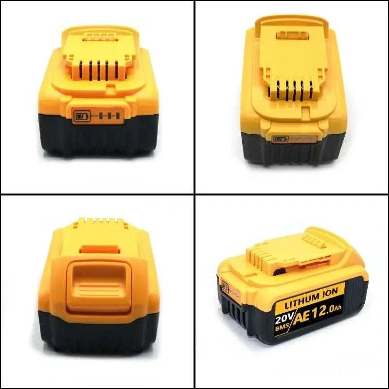for DeWalt👌 18v 20V Lithium Ion Batteries👌 20V 12Ah DCB203 Li ion Battery Replacement DCB206 DCB205 DCB204 DCB200👌Power Tools