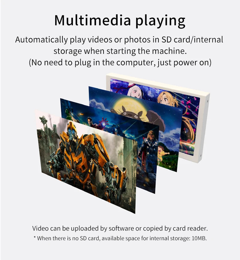 TURZX USB Secondary Screen 3.5"/5" IPS – CPU GPU RAM HDD Monitor for PC