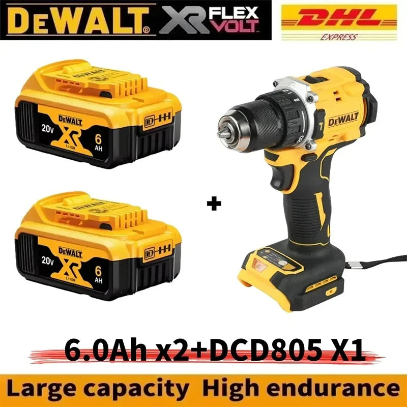 DeWalt 20V Battery Replacement – 5Ah 6Ah Li-Ion DCB200 DCD805 Power Tool