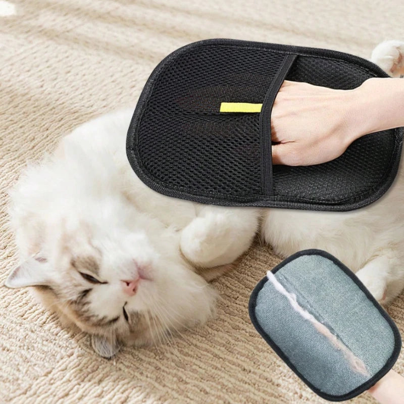 Pet Hair Remover Portable Washable Clothes Hair Dehairing Gloves Pet Cleaning Products Pet Accessories