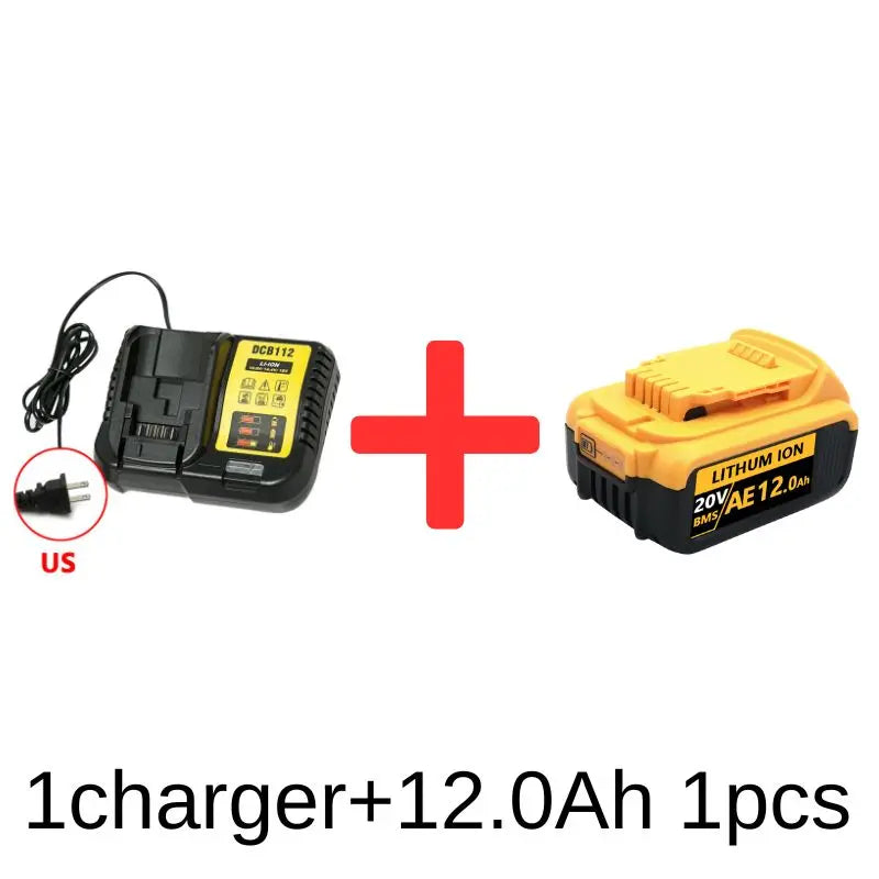 DeWalt 18V 20V Battery Replacement – 6Ah 8Ah 12Ah Li-Ion DCB203 DCB205 DCB206