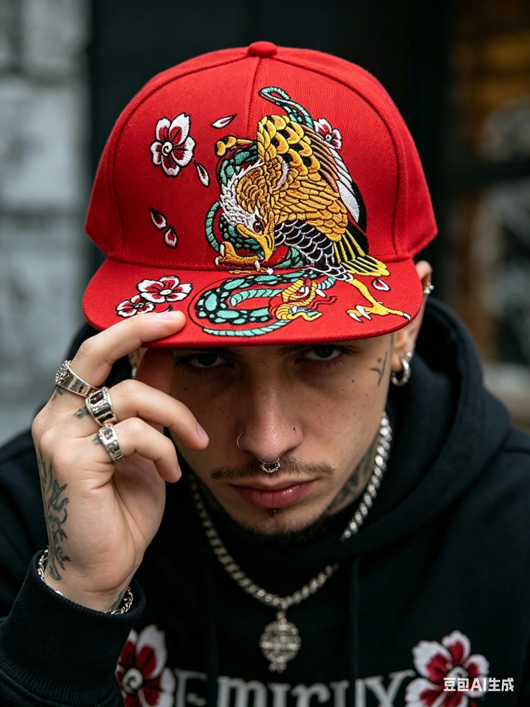 Men Baseball Cap Flat Top Hat – Embroidery Hip Hop Plus Size Unisex