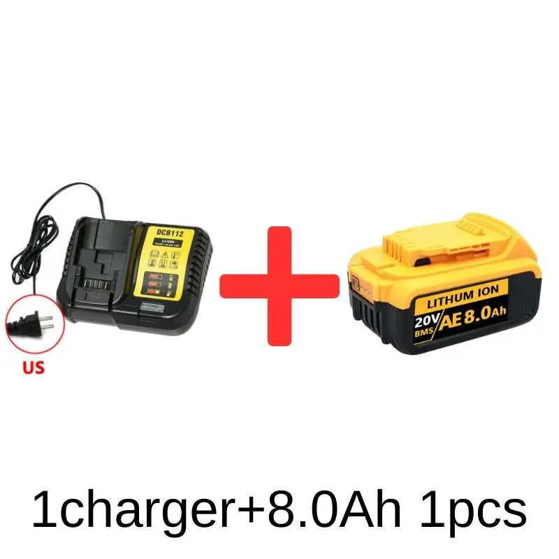DeWalt 18V 20V Battery Replacement – 6Ah 8Ah 12Ah Li-Ion DCB203 DCB205 DCB206